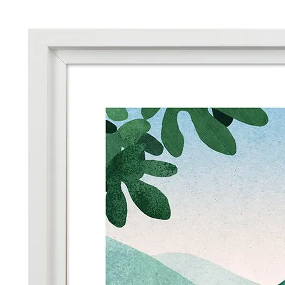 Swimming Pool II Framed Print - Multicolor