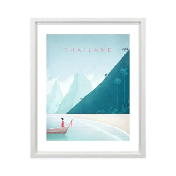 Thailand Framed Print - Blue