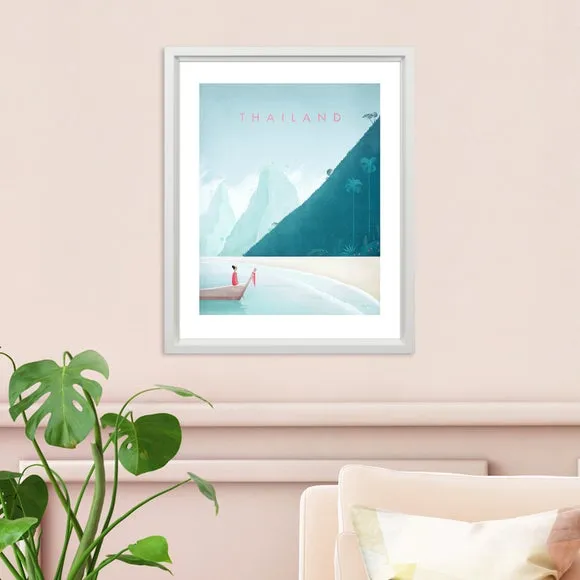 Thailand Framed Print - Blue