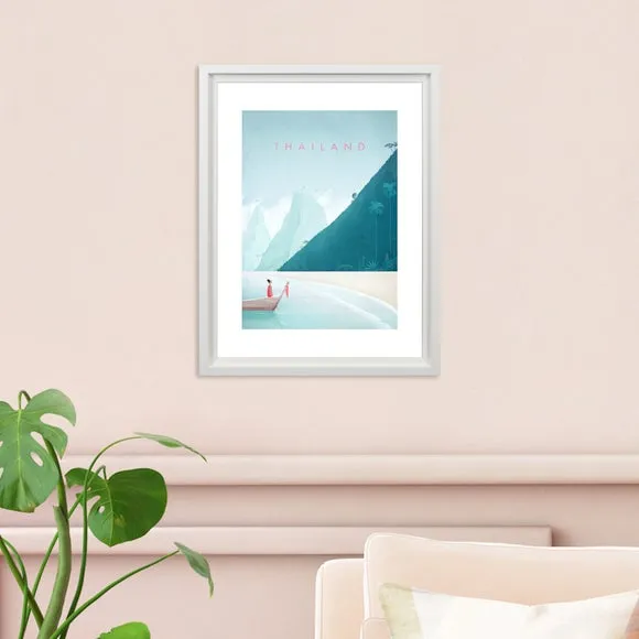 Thailand Framed Print - Blue image