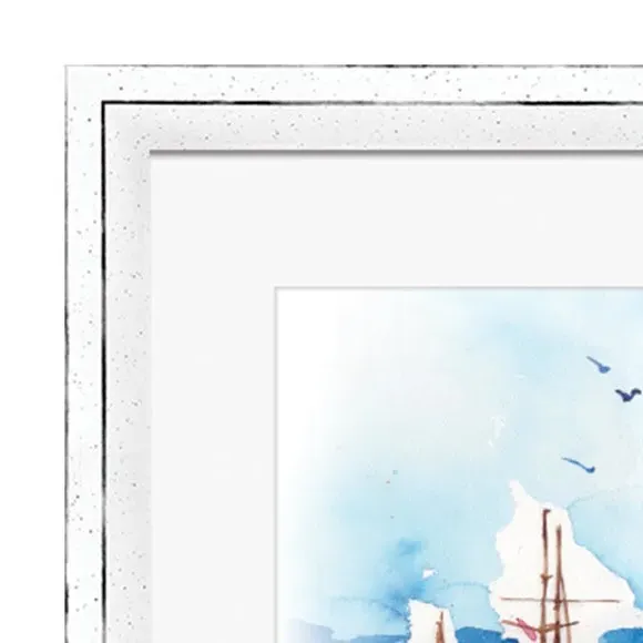 Yachts Framed Print - Multicolor