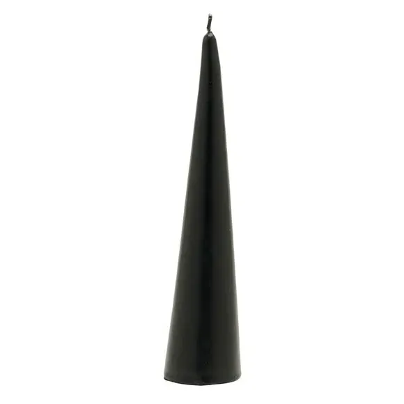 Tapered Advent Candle - Black & Gold