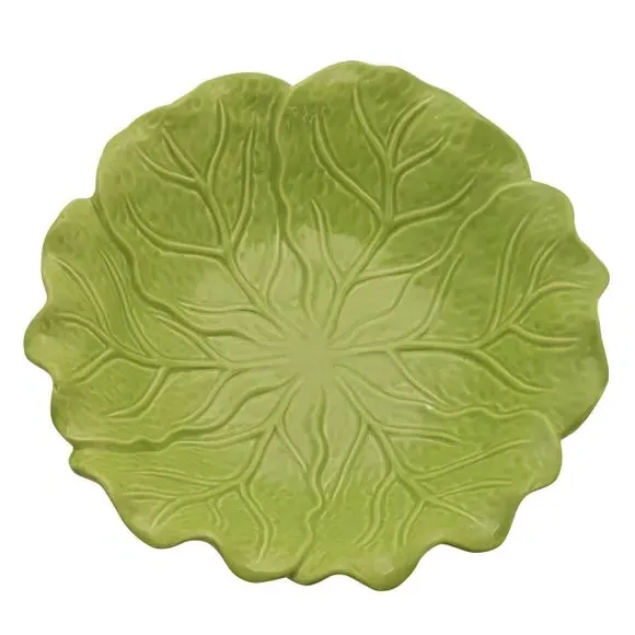 Cabbage Bowl - Green, Ceramic