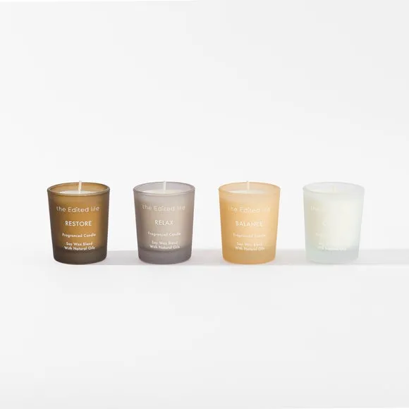 4-Piece Candle Gift Set - Multicolor, Glass