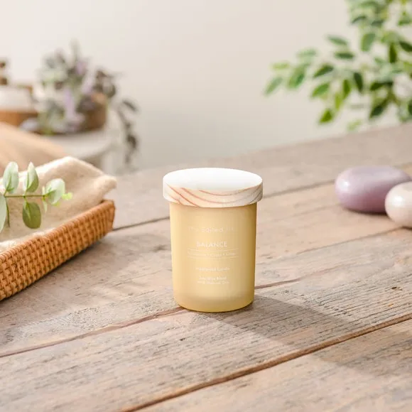 Balance Scented Candle with Lid - Cream