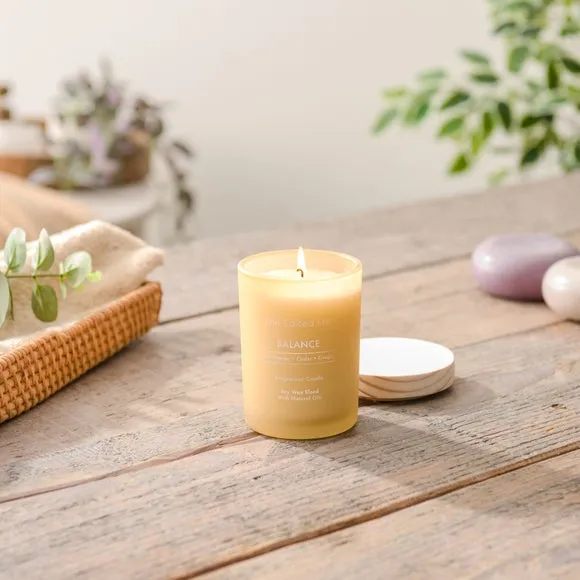 Balance Scented Candle with Lid - Cream image
