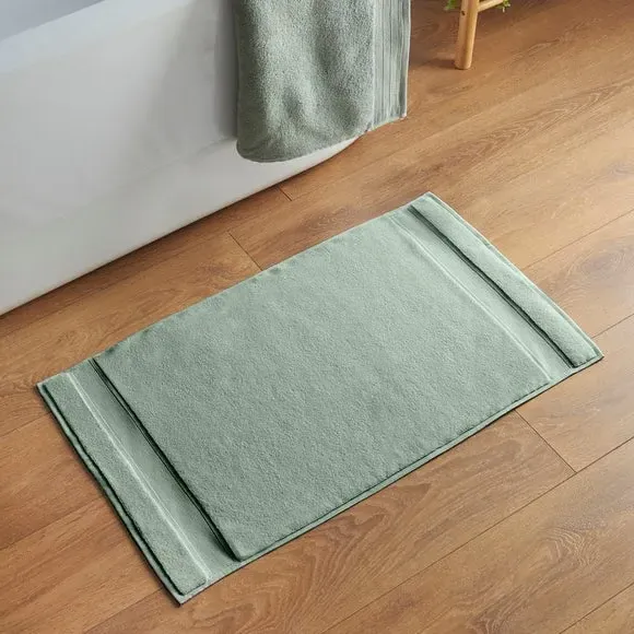 Bath Mat - Sage, Organic Cotton