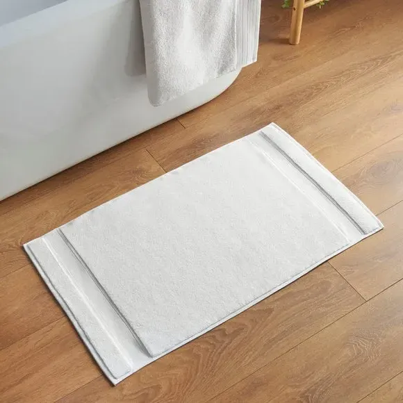 Bath Mat - White, Organic Cotton