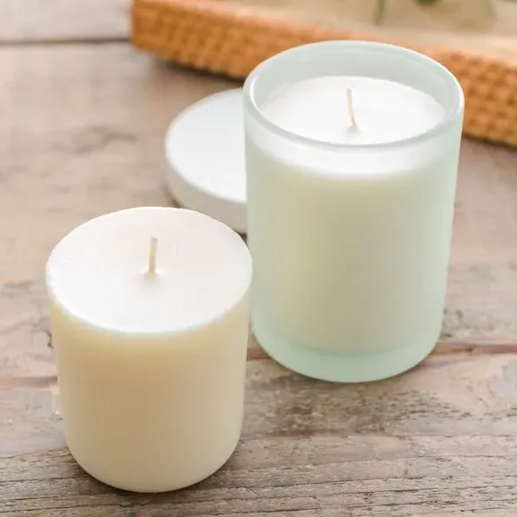 Candle & Refill Gift Set - White, Calm Scent
