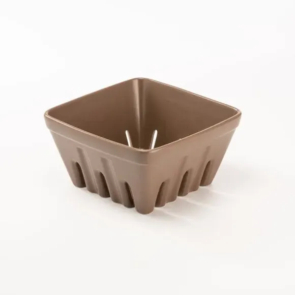 Ceramic Storage Crate Stackable - Fawn, Stoneware