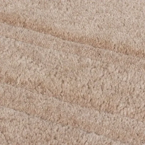 Curved Rug Handcrafted - Pebble, New Zealand Wool