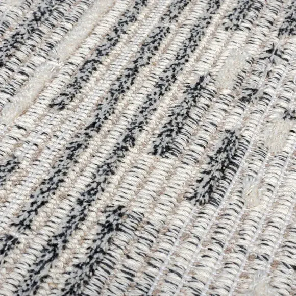 Diamond Tufted Washable Runner - Monochrome, Cotton
