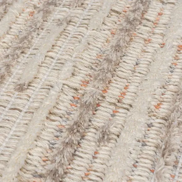 Diamond Tufted Washable Runner - Natural, Cotton