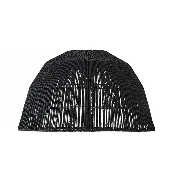 Dome Pendant Light Shade - Black, Paper String