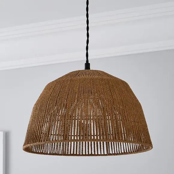 Dome Pendant Light Shade - Natural, Paper String