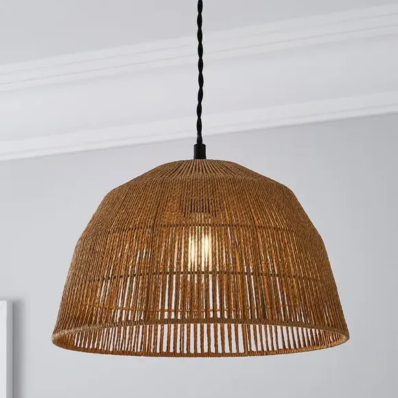 Dome Pendant Light Shade - Natural, Paper String