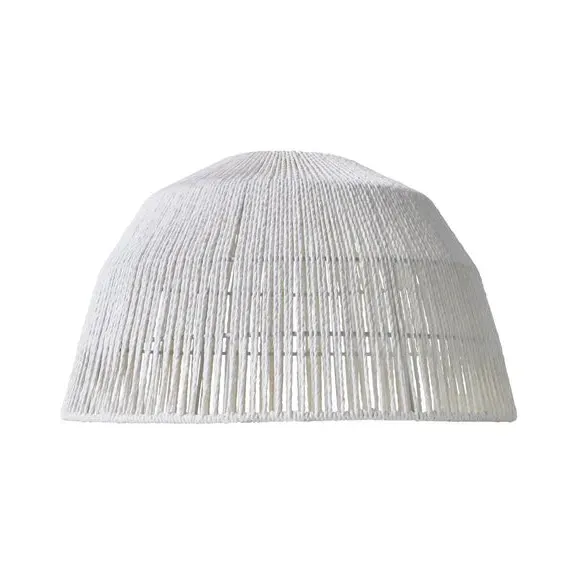 Dome Pendant Light Shade - White, Paper String