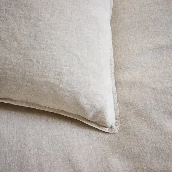 Duvet Cover and Pillowcase Set - Natural, Linen