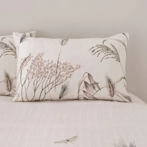 Duvet Cover Set with Pillowcase - Natural, Cotton