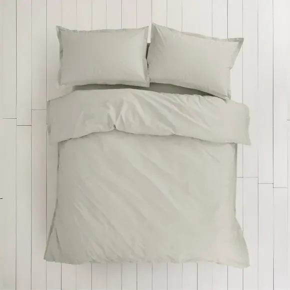 Duvet Cover Set with Pillowcase - Natural, Cotton