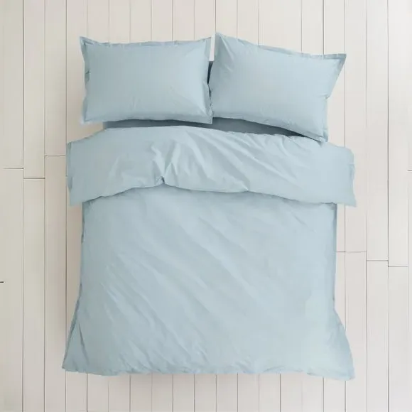 Duvet Cover Set with Pillowcase - Sky, Cotton