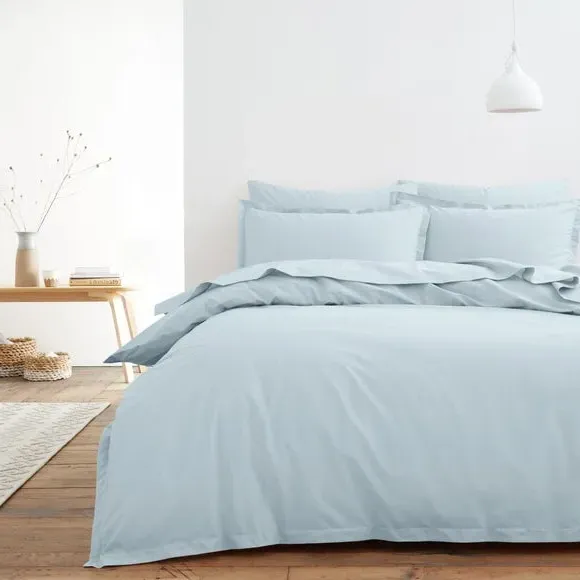 Duvet Cover Set with Pillowcase - Sky, Cotton