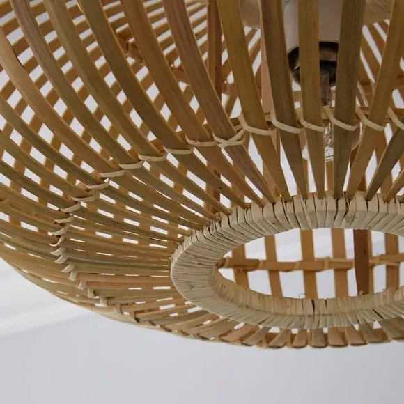 Easy Fit Pendant Shade - Natural, Bamboo