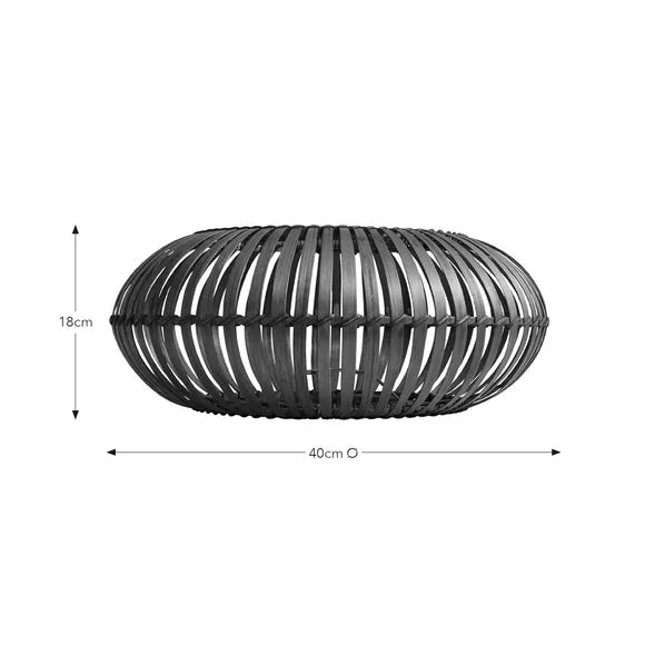 Easy Fit Pendant Shade - Walnut, Bamboo