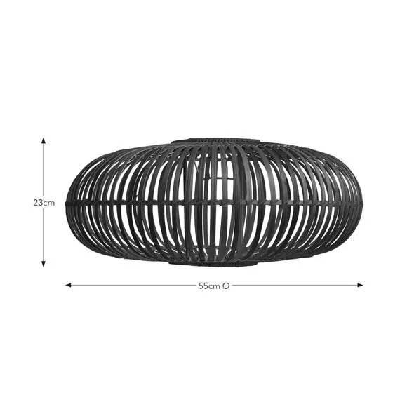 Easy Fit Pendant Shade - Walnut, Bamboo