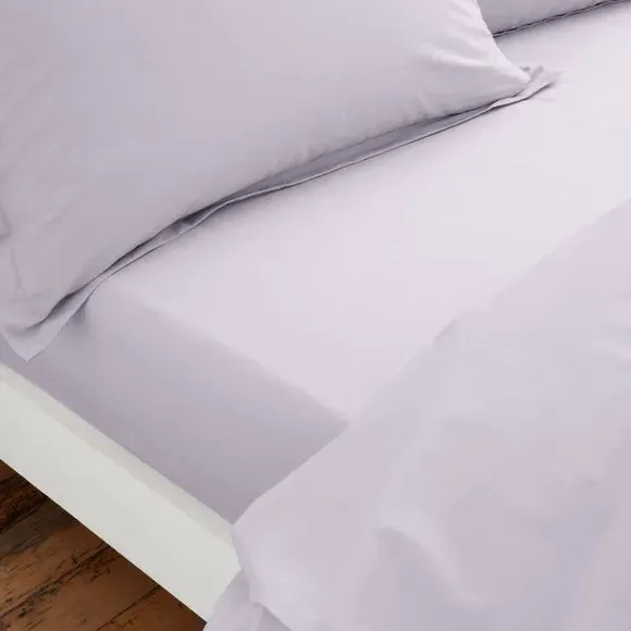 Fitted Sheet - Lilac, Organic Cotton