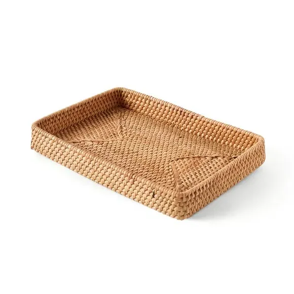 Flat Tray - Natural, Rattan
