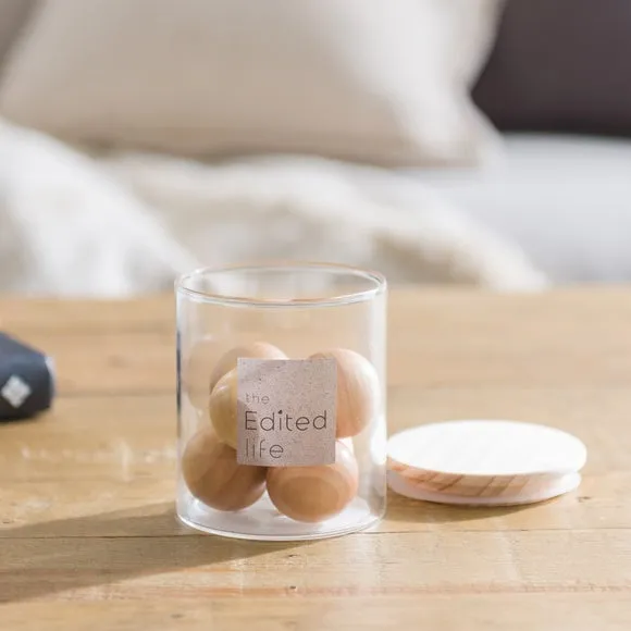Fragranced Wooden Balls - Pink Pepper & Cedar