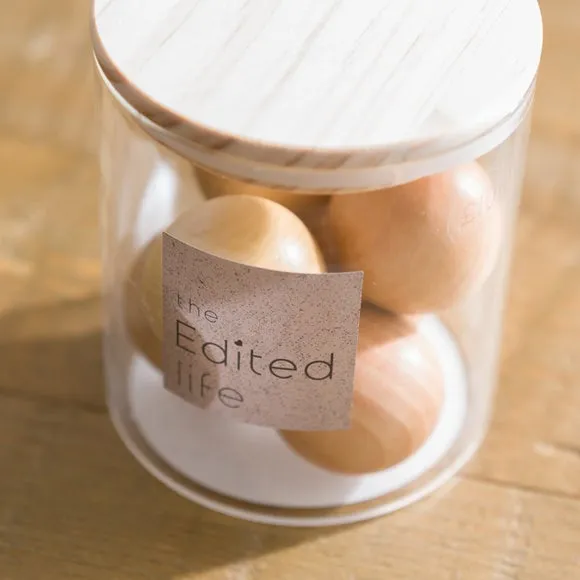 Fragranced Wooden Balls - Pink Pepper & Cedar