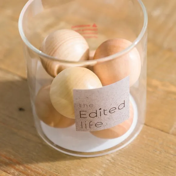 Fragranced Wooden Balls - Pink Pepper & Cedar