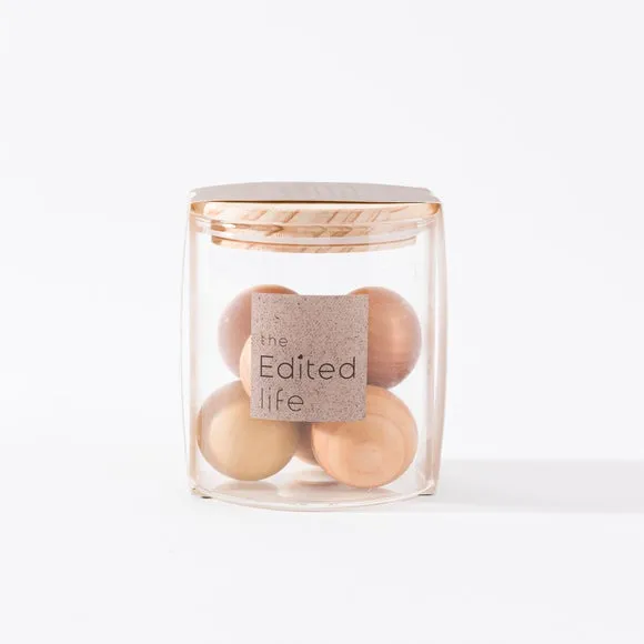 Fragranced Wooden Balls - Pink Pepper & Cedar