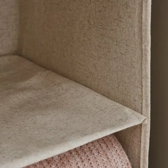 Hanging Wardrobe Organiser - Natural, Linen