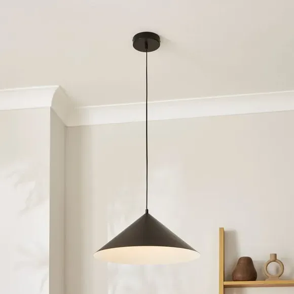 Industrial LED Pendant Light - Black, Steel