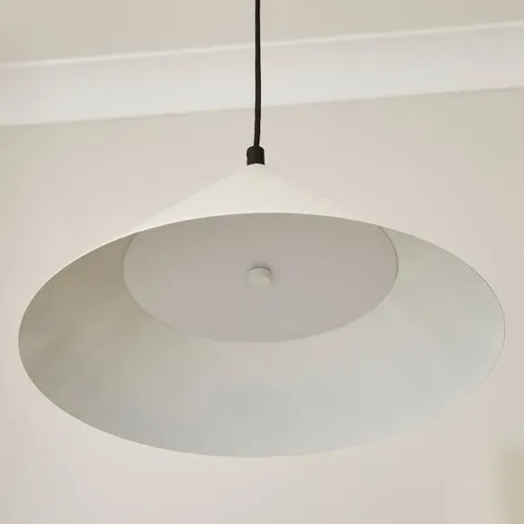 Industrial LED Pendant Light - Sand, Steel