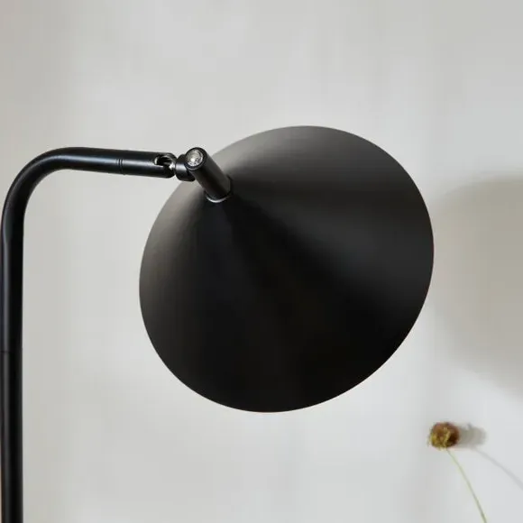 Industrial Touch Dimmable Floor Lamp - Black