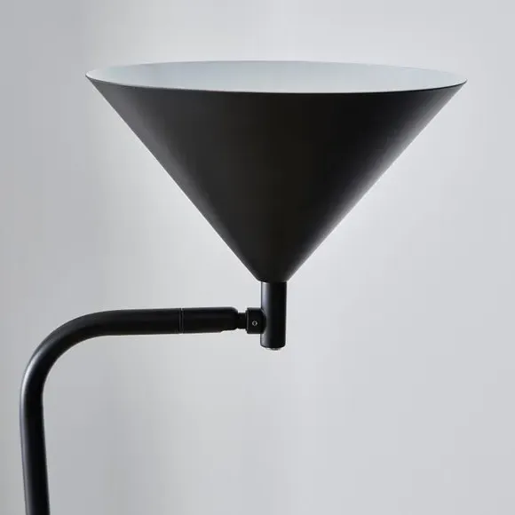 Industrial Touch Dimmable Floor Lamp - Black