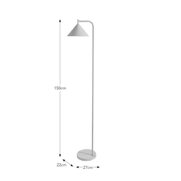 Industrial Touch Dimmable Floor Lamp - Sand