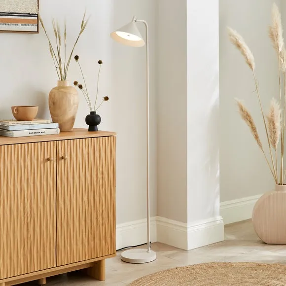 Industrial Touch Dimmable Floor Lamp - Sand