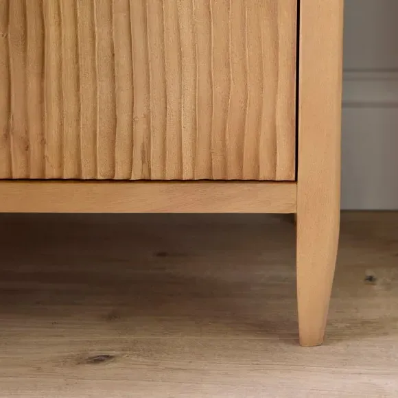 Large Sideboard with Hand Carved Detail - Light, Mango