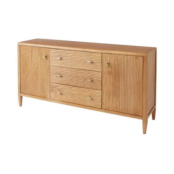 Large Sideboard with Hand Carved Detail - Light, Mango