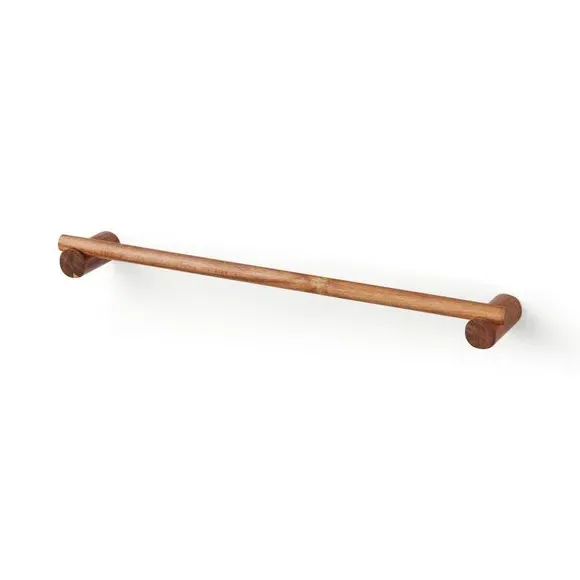 Long Towel Rail - Natural, Acacia Wood