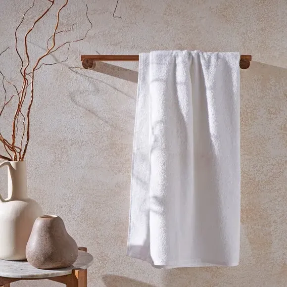 Long Towel Rail - Natural, Acacia Wood image