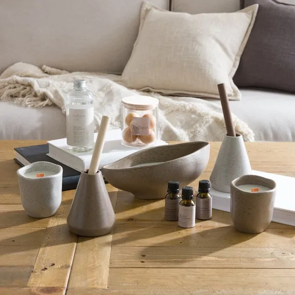 Multi Wick Candle Sea Salt Rosemary - White