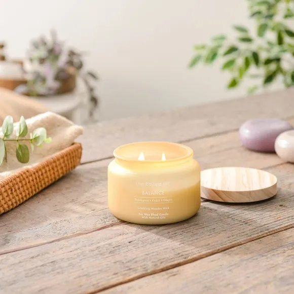 Multi Wick Crackle Candle - Cream image