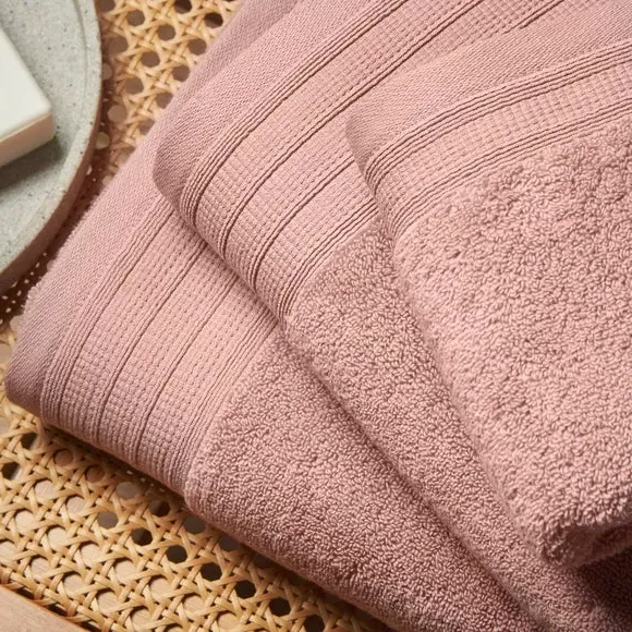 Organic Cotton Towel 600 GSM - Blush