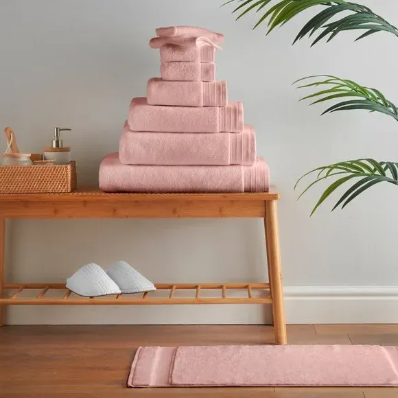 Organic Cotton Towel 600 GSM - Blush